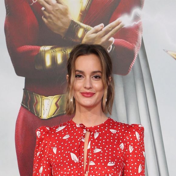 Leighton Meester à la première de "Shazam!" au cinéma TCL Chinese Theatre à Los Angeles, le 28 mars 2019. 