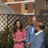 Le prince William, duc de Cambridge, et Kate Middleton, duchesse de Cambridge, visitent la Grande mosquée de l'Est de Londres, le 15 septembre 2020. Le duc et la duchesse de Cambridge se sont entretenus avec des bénévoles qui viennent en aide aux fidèles en difficulté pendant l'épidémie de coronavirus (Covid-19). 