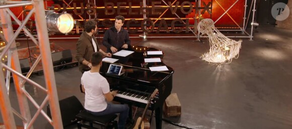 Battle entre Rébecca, Martin et Thomas dans "The Voice Kids 2020", le 19 septembre, sur TF1