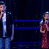 Battle entre Rébecca, Martin et Thomas dans "The Voice Kids 2020", le 19 septembre, sur TF1