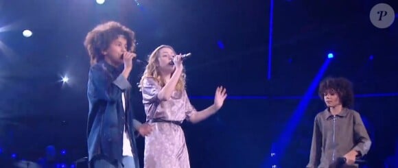 Battle entre Lola, Enzo et Iliane dans "The Voice Kids 2020", le 19 septembre, sur TF1