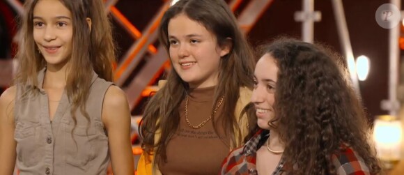 Battle entre Emilia, Naomi et Marilou dans "The Voice Kids 2020", le 19 septembre, sur TF1
