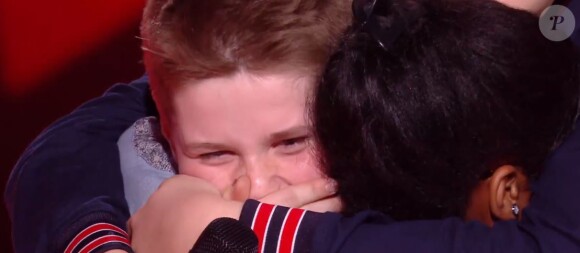 Battle entre Timéo, Diodick et Maxence dans "The Voice Kids 2020", le 19 septembre, sur TF1