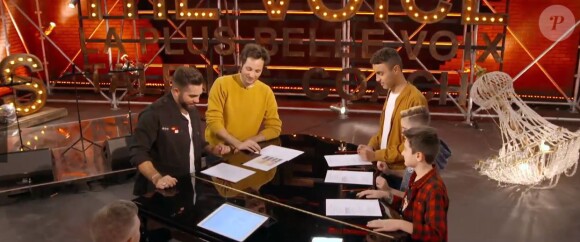 Battle entre Maxime, Tony et Abdellah dans "The Voice Kids 2020", le 19 septembre, sur TF1