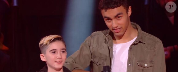 Battle entre Maxime, Tony et Abdellah dans "The Voice Kids 2020", le 19 septembre, sur TF1