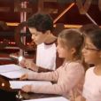 Répétitions pour les battles de Kanesha, Léna et Nathan, émission "The Voice Kids 2020" du 19 septembre sur TF1