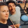 Lorie Pester en mode selfie à la salle de sport, sur Instagram.