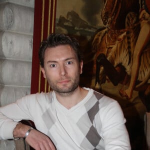 Fred Cauvin pose dans un restaurant à Paris, France, le 21 mars 2018. © Philippe Baldini/Bestimage