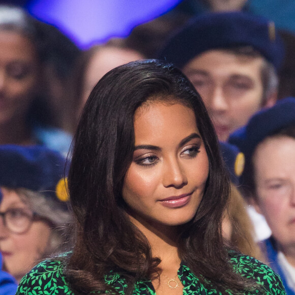Vaimalama Chaves - Deuxième jour de la 33ème édition du Téléthon au Parc de la Villette à Paris le 7 décembre 2019. © Tiziano Da Silva/Bestimage