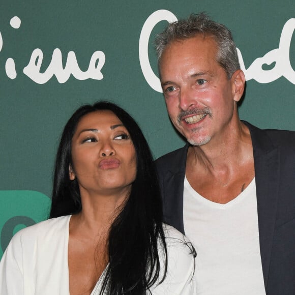 Anggun et son mari Christian Kretschmar assistent à la soirée exceptionnelle en l'honneur de Pierre Cardin à l'occasion des 70 ans de sa maison de couture et projection du film documentaire "House of Cardin" suivi d'un cocktail au théâtre du Châtelet à Paris. © Coadic Guirec/Bestimage