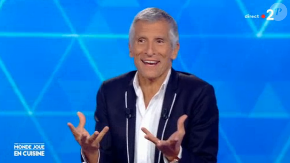 Nagui rembarré par sa femme Mélanie Page dans "Tous le monde cuisine" sur France 2 - Mardi 22 septembre 2020