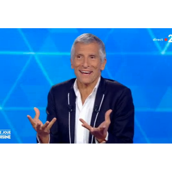 Nagui rembarré par sa femme Mélanie Page dans "Tous le monde cuisine" sur France 2 - Mardi 22 septembre 2020