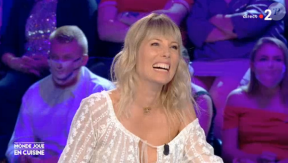 Nagui rembarré par sa femme Mélanie Page dans "Tous le monde cuisine" sur France 2 - Mardi 22 septembre 2020