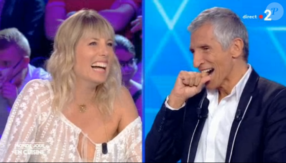 Nagui rembarré par sa femme Mélanie Page dans "Tous le monde cuisine" sur France 2 - Mardi 22 septembre 2020