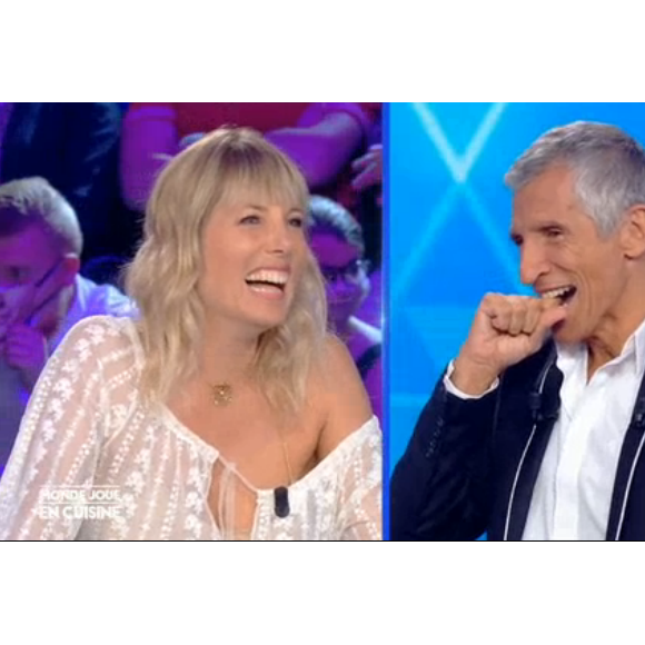 Nagui rembarré par sa femme Mélanie Page dans "Tous le monde cuisine" sur France 2 - Mardi 22 septembre 2020