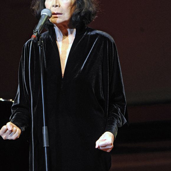 Juliette Greco en concert à Hambourg le 21 octobre 2015.  