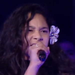 Emma, Ema et Eleia pendant les battles de The Voice Kids saison 7 - samedi 26 septembre 2020, TF1