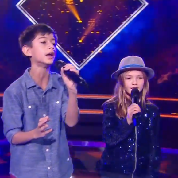 Ilan, Arnaud et Zoé pendant les battles de The Voice Kids saison 7 - samedi 26 septembre 2020, TF1