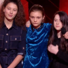 Chiara, Stéfi et Chloé pendant les battles de The Voice Kids saison 7 - samedi 26 septembre 2020, TF1