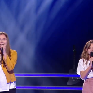 Lohi, Tess et Noémie pendant les battles de The Voice Kids saison 7 - samedi 26 septembre 2020, TF1