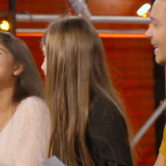 Alice, Tchavolo et Maya pendant les battles de The Voice Kids saison 7 - samedi 26 septembre 2020, TF1