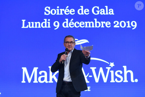 Exclusif - Christophe Dechavanne - Les célébrités assistent au dîner de gala de l'association "Make a wish" au Pavillon Potel et Chabot à Paris. Le 9 décembre 2019 © Rachid Bellak / Bestimage 