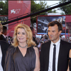 Karin Viard, Fabrice Luchini, Catherine Deneuve, François Ozon - Tapis rouge du film "Potiche", 67e Mostra de Venise.