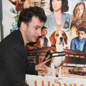 Michael Youn lors de l'avant-première du film "Lucky" au cinéma Max Linder Panorama à Paris, France, le 25 février 2020. © Coadic Guirec/Bestimage 