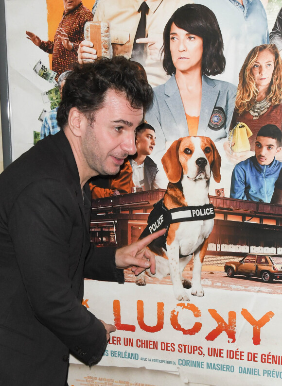 Michael Youn lors de l'avant-première du film "Lucky" au cinéma Max Linder Panorama à Paris, France, le 25 février 2020. © Coadic Guirec/Bestimage 