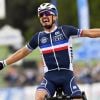 Julian Alaphilippe a remporté le titre de champion du monde de cyclisme en Italie, le 27 septembre 2020 © Vincent Kalut/Panoramic/Bestimage 