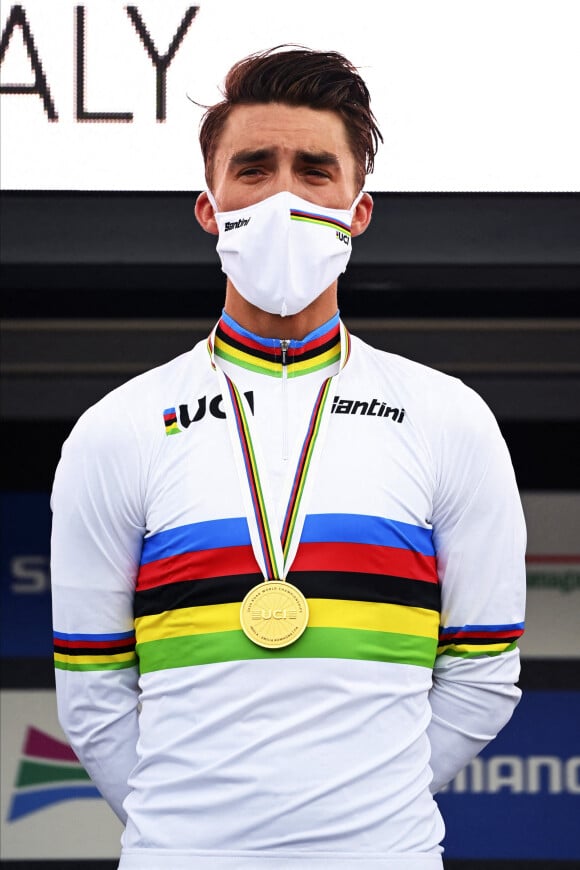 Championnat du monde de cyclisme en Italie à Imola - Julian Alaphilippe devient champion du monde le 27 septembre 2020 © Vincent Kalut / Panoramic / Bestimage