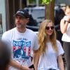 Exclusif - Amanda Seyfried et son mari Thomas Sadoski se baladent dans les rues de New York, le 5 août 2019 