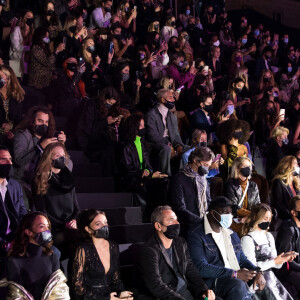 Alysson Paradis, Alice Belaïdi, Thylane Blondeau, Alice David, Laurent Milchior, Joséphine Japy, Virginie Ledoyen - Défilé Etam Live Show 2020 à Paris le 29 septembre 2020. © Pool Agence Bestimage