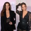 Camille Lellouche et Thylane Blondeau - Photocall du défilé Etam Live Show 2020 à Paris, septembre 2020. © Pool Agence Bestimage