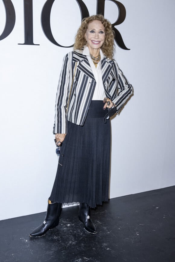 Marisa Berenson lors du défilé de mode prêt-à-porter printemps-été 2021 "Dior" au Jardin des Tuileries à Paris. Le 29 septembre 2020. © Olivier Borde / BestImage