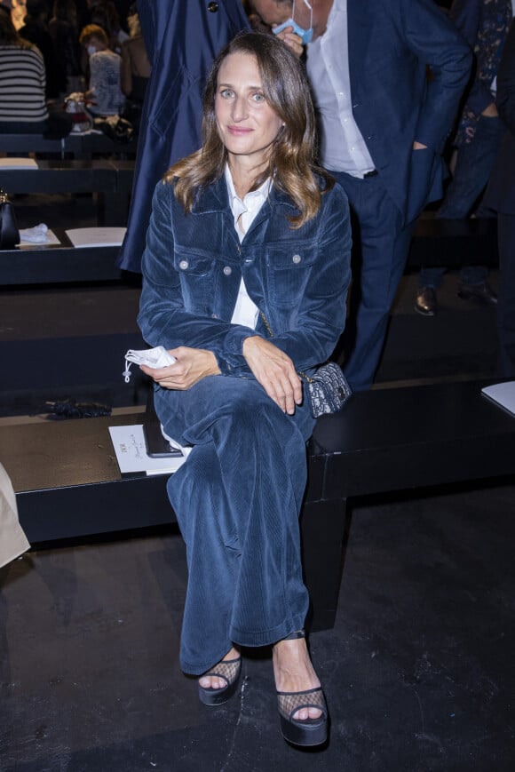 Camille Cottin lors du défilé de mode prêt-à-porter printemps-été 2021 "Dior" au Jardin des Tuileries à Paris. Le 29 septembre 2020. © Olivier Borde / BestImage
