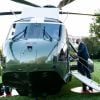 Le président des Etats-Unis Donald Trump quitte la Maison Blanche, à bord de Marine One, pour le centre médical militaire national Walter Reed à Bethesda, car diagnostiqué positif au Covid-19 (Coronavirus). Le 2 octobre 2020 