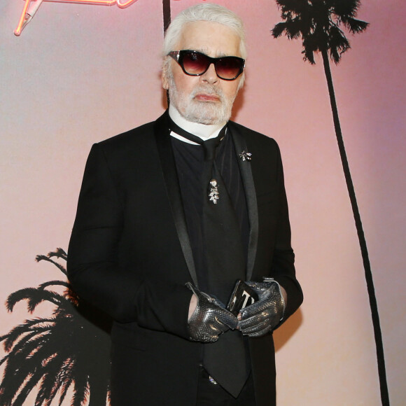 Karl Lagerfeld - Cocktail pour le lancement de la collection capsule de Kaia Gerber avec Karl Lagerfeld "Karl Lagerfeld x Kaia" à la boutique Karl Lagerfeld dans le 7ème arrondissement à Paris, le 2 octobre 2018. © Denis Guignebourg/Bestimage