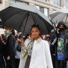 Paola Locatelli arrive à la Samaritaine pour assister au défilé de mode Louis Vuitton prêt-à-porter printemps-été 2021. Paris, le 6 octobre 2020 © Veeren Ramsamy-Christophe Clovis / Bestimage