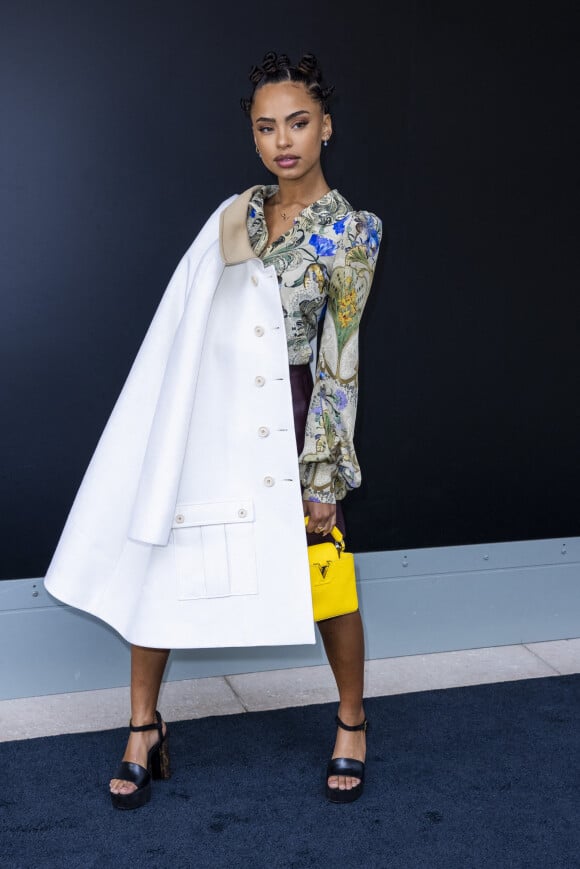 Paola Locatelli du défilé de mode prêt-à-porter printemps-été 2021 "Louis Vuitton" à La Samaritaine à Paris, le 6 octobre 2020 © Olivier Borde / Bestimage