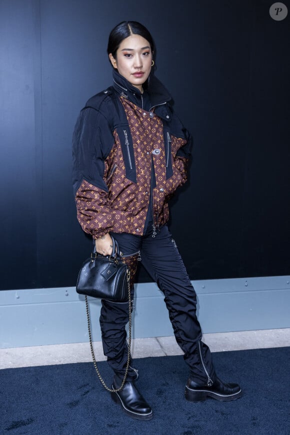 Peggy Gou lors du défilé de mode prêt-à-porter printemps-été 2021 "Louis Vuitton" à La Samaritaine à Paris, le 6 octobre 2020 © Olivier Borde / Bestimage