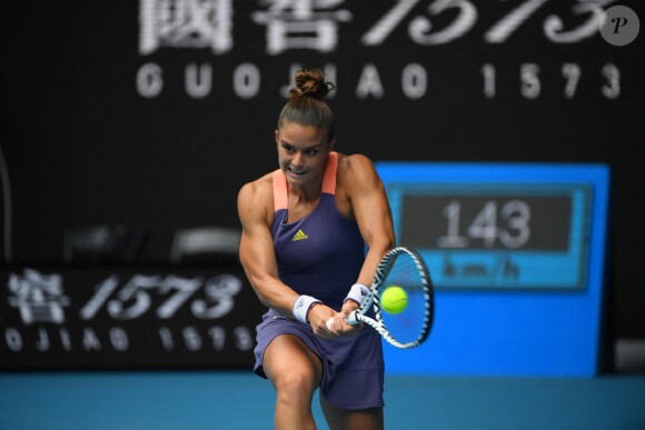 Maria Sakkari (Grece) lors de l'Open de tennis d'Australie 2020 à Melbourne, Australie, le 26 janvier 2020. © Chryslène Caillaud/Panoramic/Bestimage