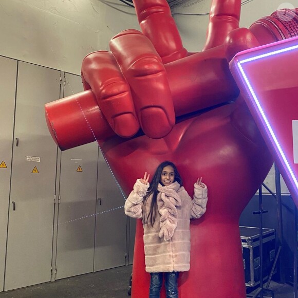 Rebecca, gagnante de The Voice Kids saison 7, a partagé cette photo d'elle sur Instagram. Octobre 2020.