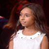 Rebecca lors de la finale de The Voice Kids, le 10 octobre 2020