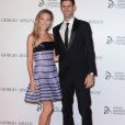 Jelena Djokovic, Novak Djokovic - Gala de charité de la fondation Novak Djokovic (Sponsorisé par Giorgio Armani) au château des Sforza à Milan, Italie, le 20 septembre 2016.   
