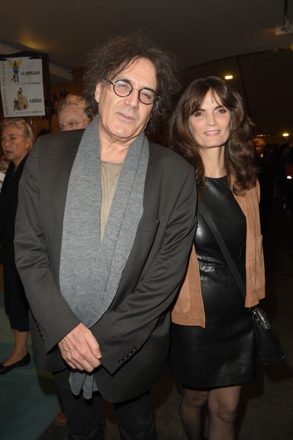 Eric Assous avec sa femme Véronique Boulanger - Générale de la pièce "Le Banquet" au théâtre du Rond-Point à Paris le 11 octobre 2018. © Coadic Guirec/Bestimage