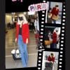 Laeticia Hallyday a quitté Los Angeles pour un voyage promotionnel avec ses filles Jade et Joy.
