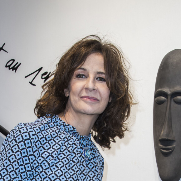 Valérie Lemercier - Soirée pour l'inauguration de l'installation de Mimi Liberté designed by Michel Klein "Mimi et Lili sont au 1er" dans la nouvelle boutique Montaigne Market au 18 avenue Matignon dans le 8ème à Paris le 26 juin 2018. © Olivier Borde/Bestimage