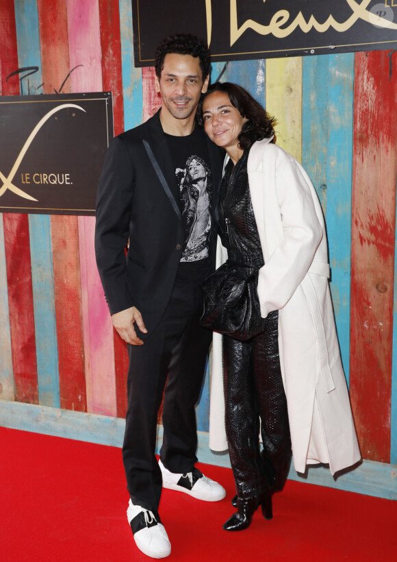 Tomer Sisley et sa femme Sandra Sisley - Remise des Prix du 41ème Festival Mondial du Cirque de Demain au Cirque Phénix à Paris le 2 février 2020. © Marc Ausset-Lacroix/Bestimage