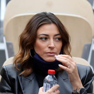 Rachel Legrain-Trapani dans les tribunes du tournoi de tennis des Interrnationaux de Roland Garros à Paris. Le 3 octobre 2020 © Dominique Jacovides / Bestimage